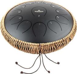 Tongue Drum Shamann 14" 13 Notes C Major Spackle Black Tongue Drum