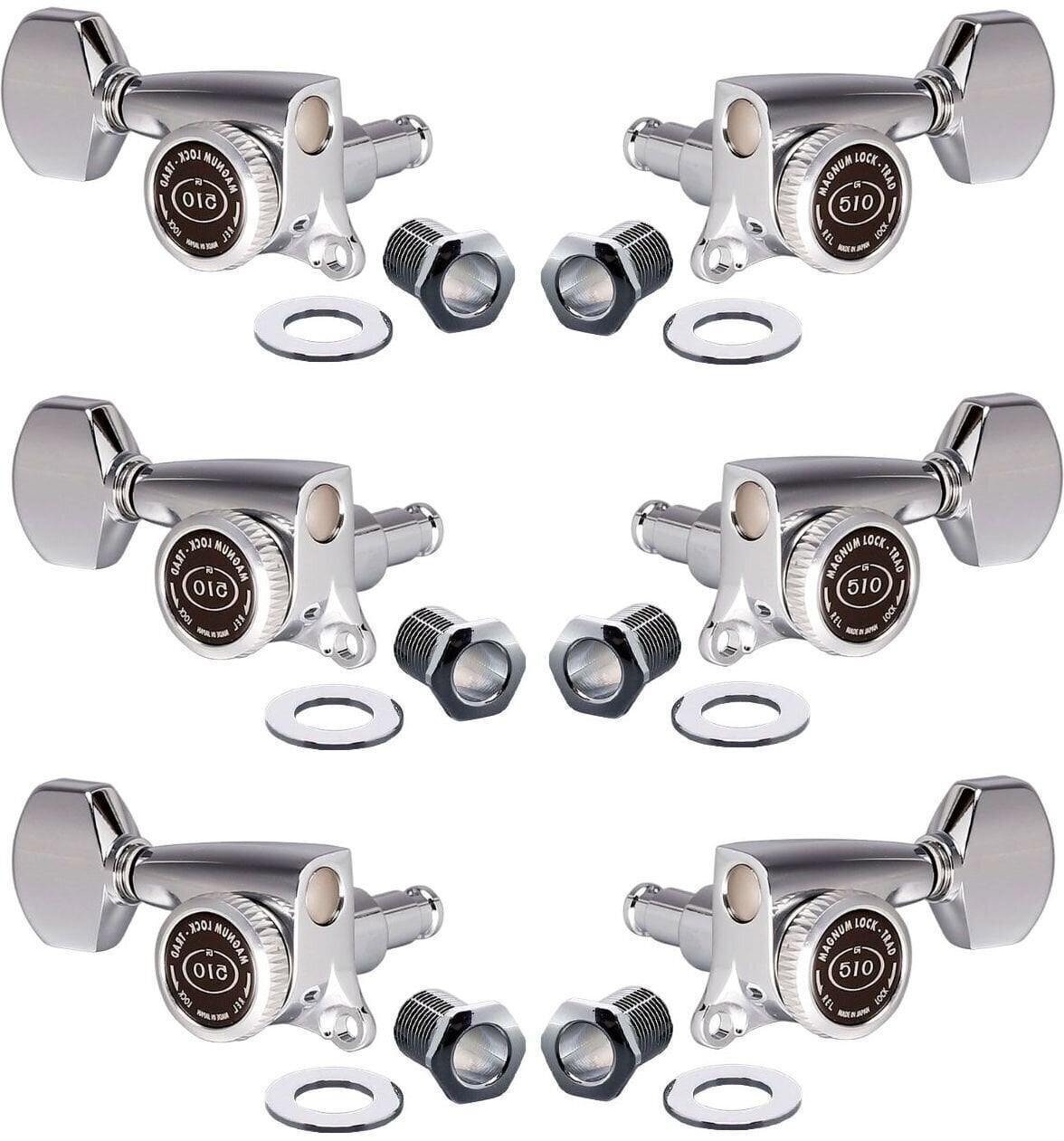 Štimer za gitaru Gotoh SGL510Z MG-T A07 3L+3P C Chrome Štimer za gitaru
