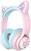 Слушалки за деца iClever Cat Ear BTH13 Pink Слушалки за деца