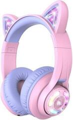 Слушалки за деца iClever Cat Ear BTH13 Purple Слушалки за деца