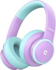 Headphones for children iClever BTH26 Purple/Green Headphones for children