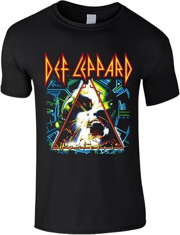 T-shirt Def Leppard Hysteria Black M T-shirt