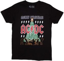 T-shirt AC/DC Merry Christmas Black 2XL T-shirt