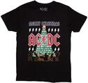 AC/DC Merry Christmas Black 2XL T-Shirt