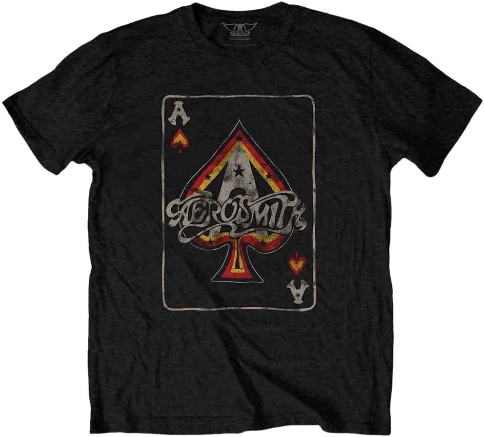 T-Shirt Aerosmith T-Shirt Ace Unisex Black 2XL