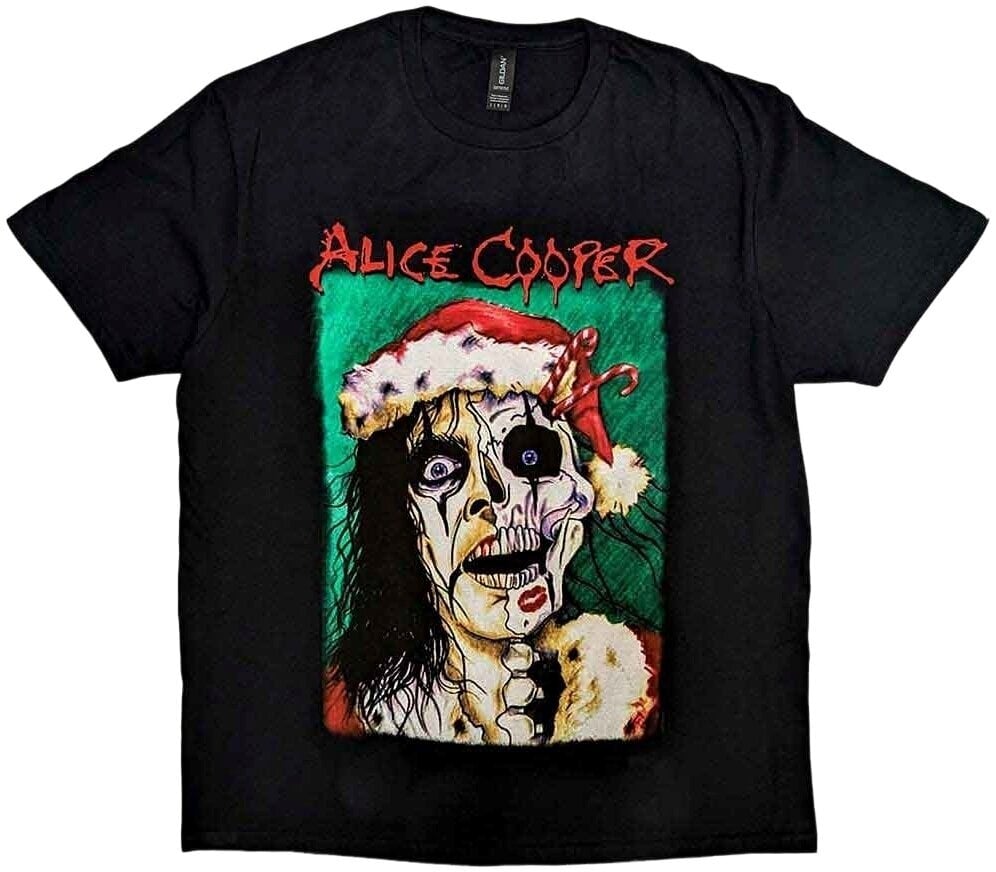 Majica Alice Cooper Majica Xmas Card Unisex Black M