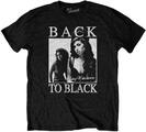 Amy Winehouse Back to Black Black XL T-särk