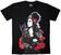 T-shirt Amy Winehouse Rose Portrait Black XL T-shirt