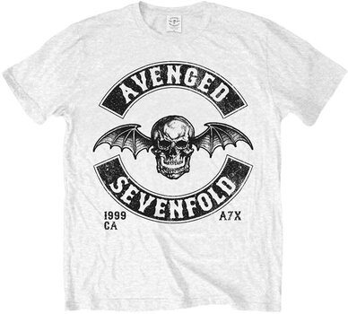 T-Shirt Avenged Sevenfold T-Shirt Moto Seal Unisex White M - 1