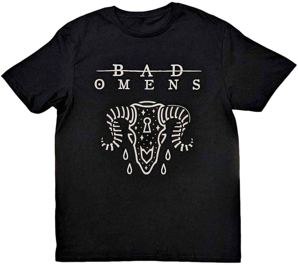 T-Shirt Bad Omens Ram Skull Black S T-Shirt