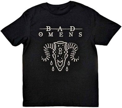 T-Shirt Bad Omens T-Shirt Ram Skull Unisex Black L - 1