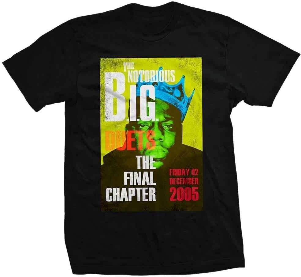 T-Shirt Notorious B.I.G. T-Shirt Final Chapter Unisex Black S