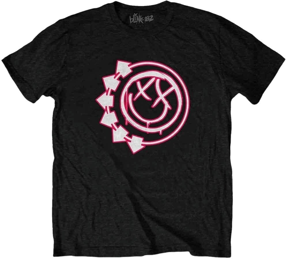 T-särk Blink-182 Six Arrow Smile Black XL T-särk