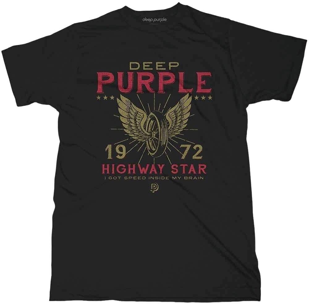 T-shirt Deep Purple Highway Star Black XL T-shirt