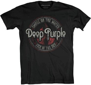 Tricou Deep Purple Smoke Circle Black L Tricou - 1