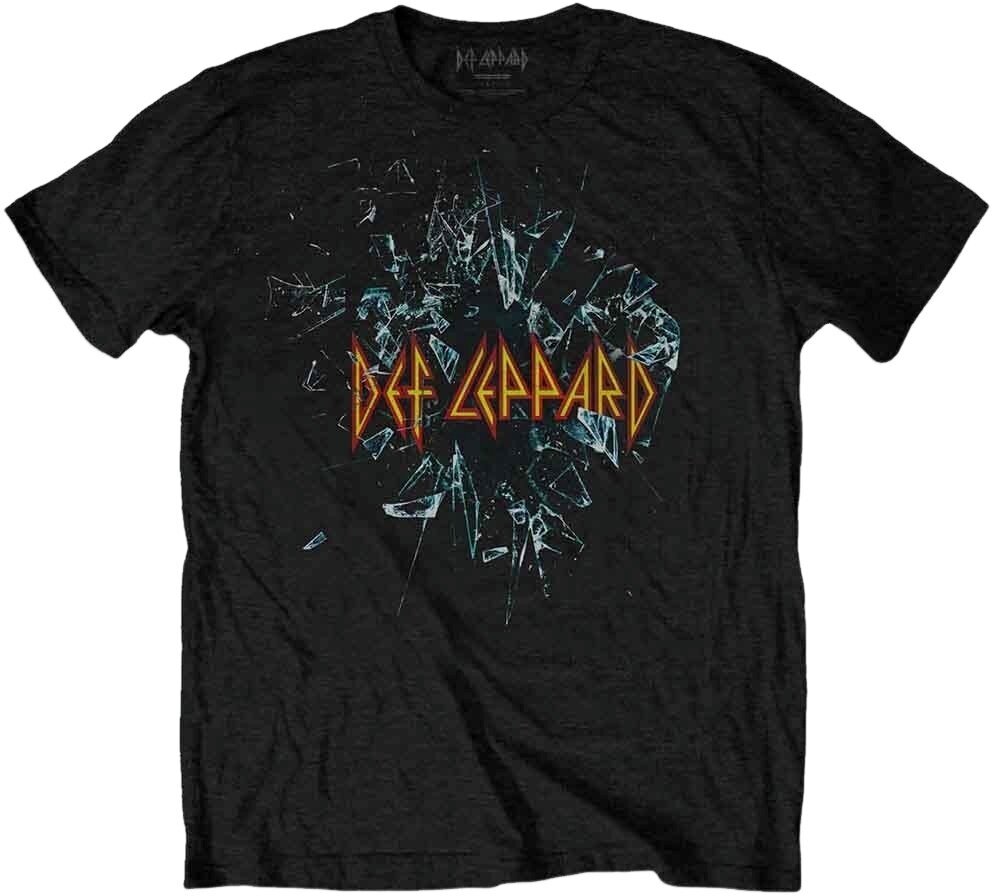 Camiseta de manga corta Def Leppard Shatter Black S Camiseta de manga corta