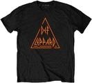 Def Leppard Classic Triangle Black 2XL Koszulka