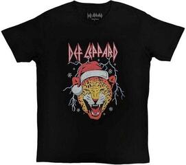 T-shirt Def Leppard Holiday Leppard Black L T-shirt