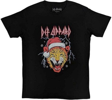 T-shirt Def Leppard Holiday Leppard Black XL T-shirt - 1