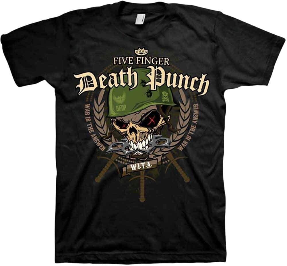 T-shirt Five Finger Death Punch War Head Black L T-shirt