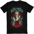 Five Finger Death Punch Lady Muerta Black M Tričko