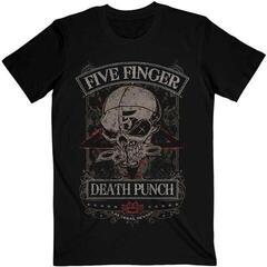 Риза Five Finger Death Punch Wicked Unisex Тениска с къс ръкав/Black/Къси