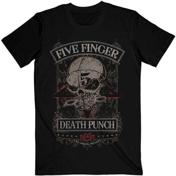 T-Shirt Five Finger Death Punch T-Shirt Wicked Unisex Black L - 1