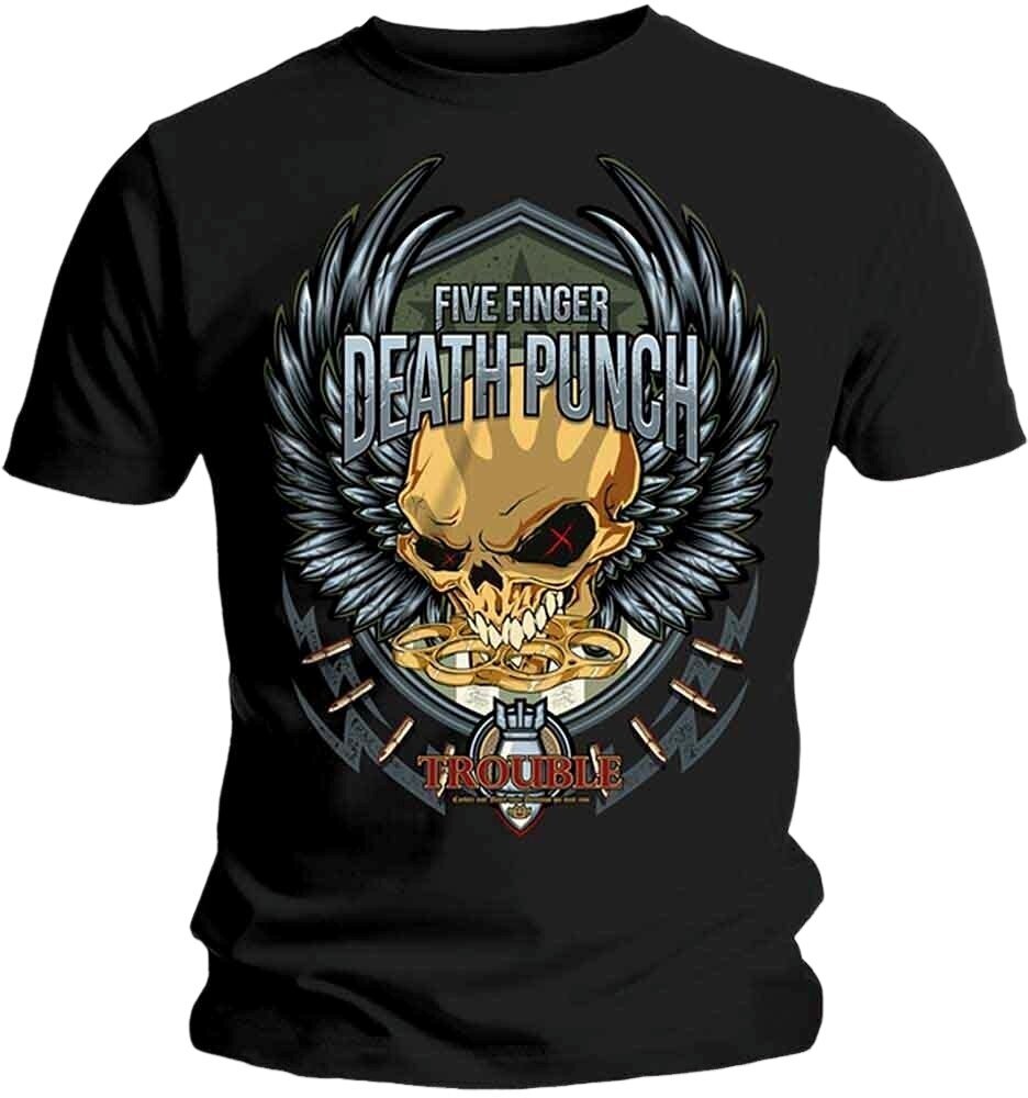 Five Finger Death Punch Trouble Black M Tričko
