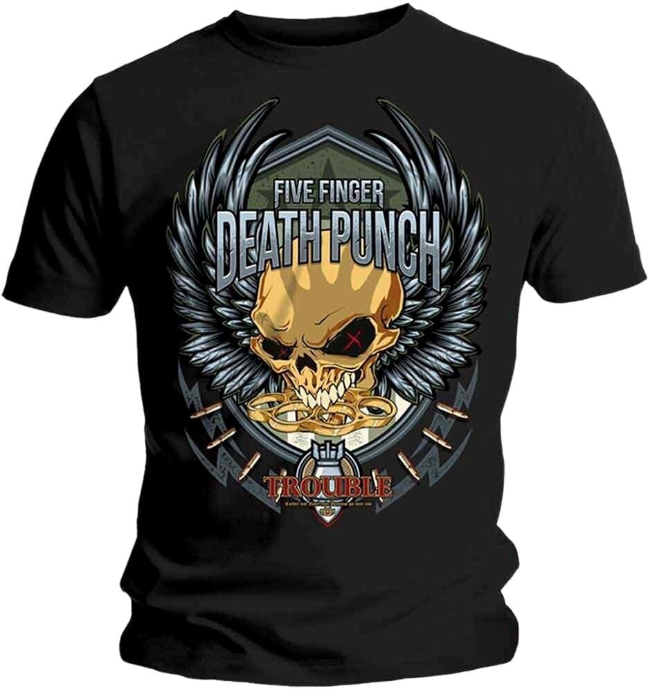 Five Finger Death Punch Trouble Black XL Tričko