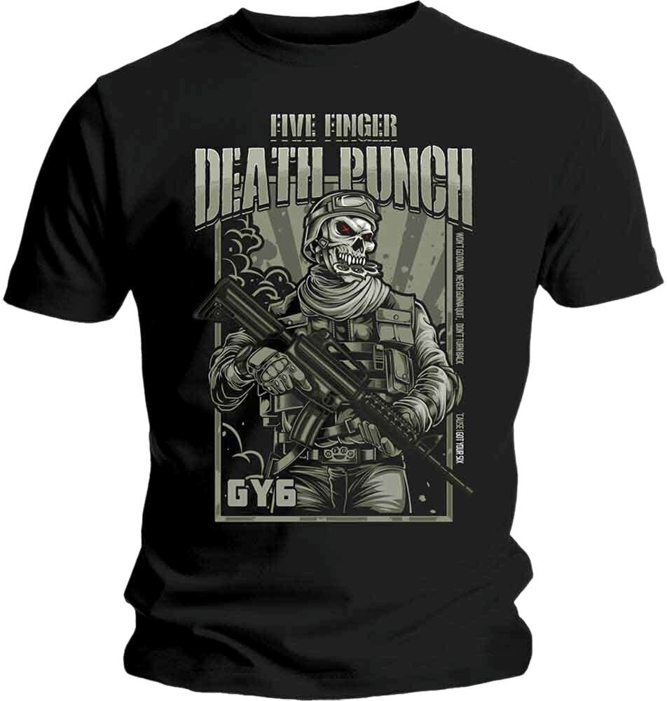 Košulja Five Finger Death Punch War Soldier Black L Košulja