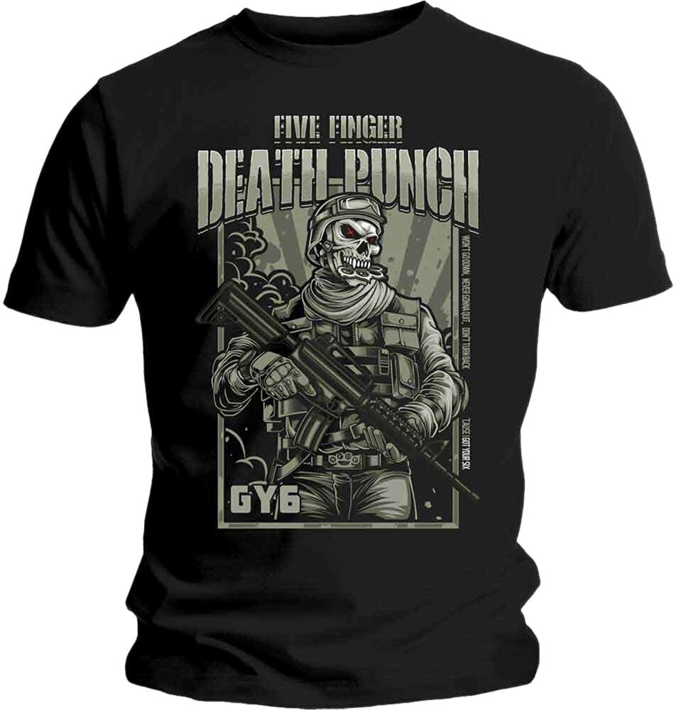 Πουκάμισο Five Finger Death Punch War Soldier Black XL Πουκάμισο