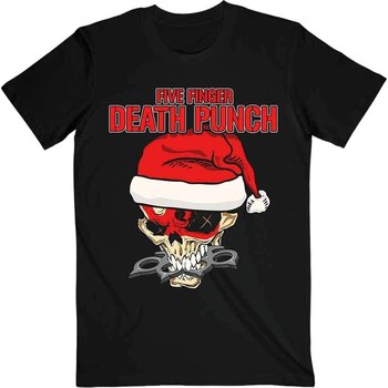 Πουκάμισο Five Finger Death Punch Santa Knucklehead Black 2XL Πουκάμισο - 1