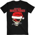 Five Finger Death Punch Santa Knucklehead Black 2XL Camiseta de manga corta