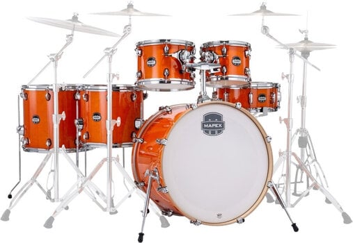 Akustická bicia sada Mapex MM628SFUOG Mars Maple Glossy Amber Akustická bicia sada - 1