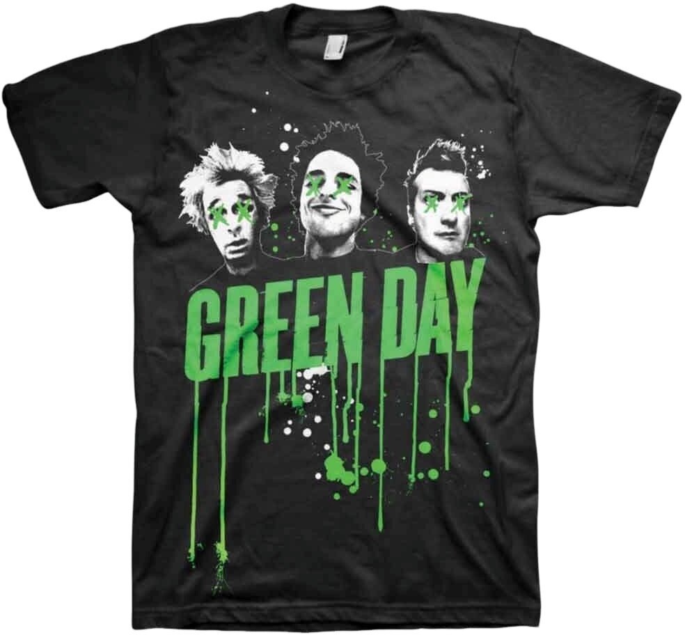 T-shirt Green Day Drips Black M T-shirt