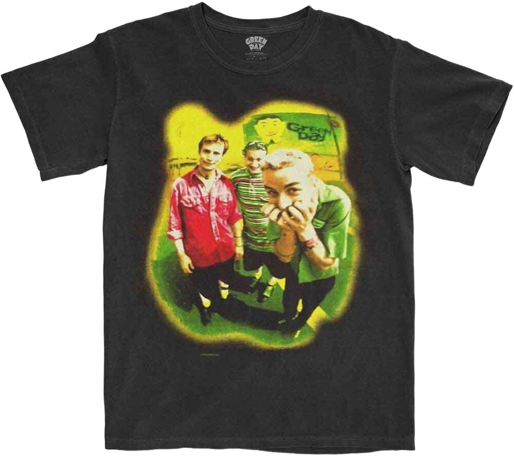 T-shirt Green Day Neon Photo Black XL T-shirt