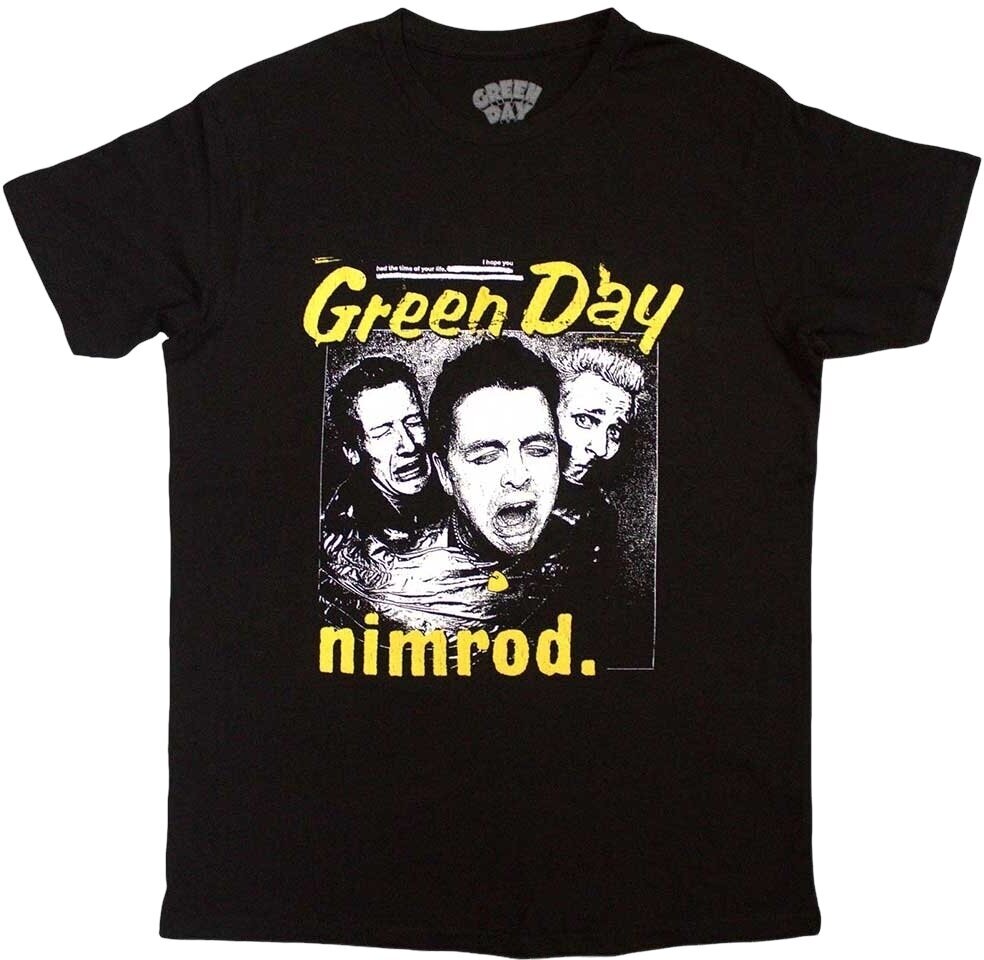 T-Shirt Green Day Yellow Pick -Nimrod Black S T-Shirt