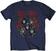 T-shirt Guns N' Roses Skulls Wreath Navy Blue 2XL T-shirt
