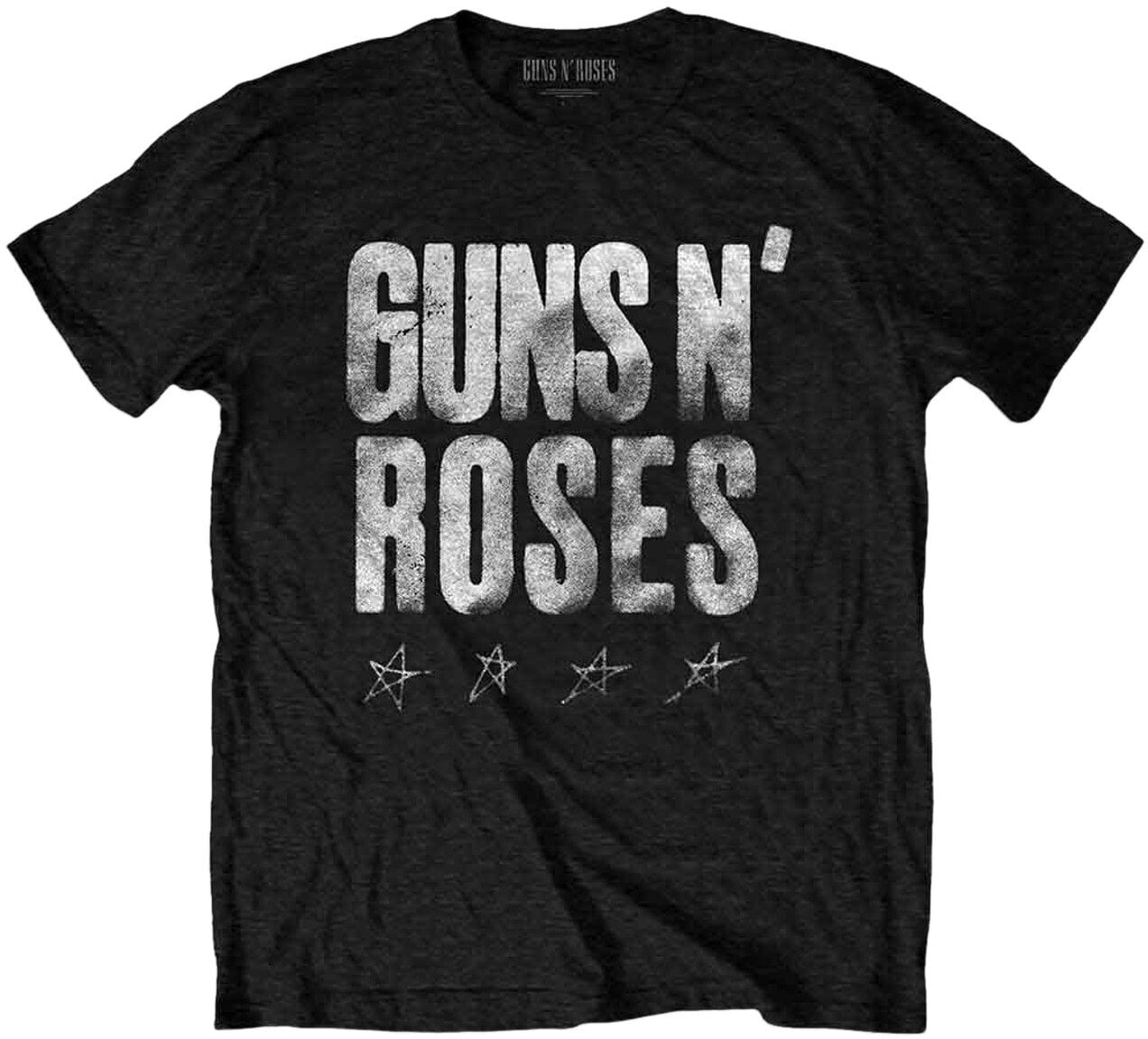 T-Shirt Guns N' Roses T-Shirt Paradise City Stars Unisex Black S