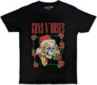 Guns N' Roses Holiday Skull Black S T-Shirt