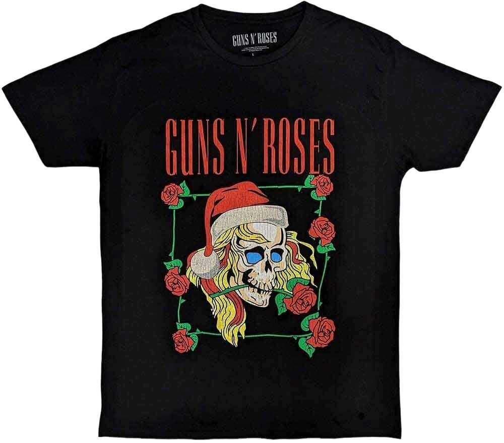 T-shirt Guns N' Roses Holiday Skull Black M T-shirt