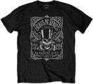 Guns N' Roses Bourbon Label Black XL T-Shirt