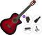 Konzertgitarre Pasadena SC041C SET 4/4 Red Burst Konzertgitarre