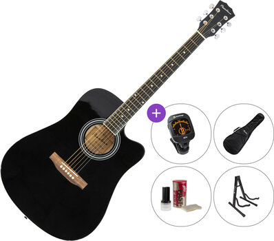 Akustická kytara Pasadena SG028C SET Black Akustická kytara - 1