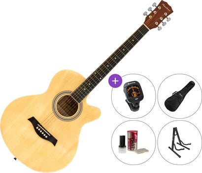 Guitare acoustique Jumbo Pasadena SG026C SET Natural Guitare acoustique Jumbo - 1
