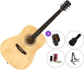 Dreadnought Guitar Pasadena SG028 SET Natural Dreadnought Guitar