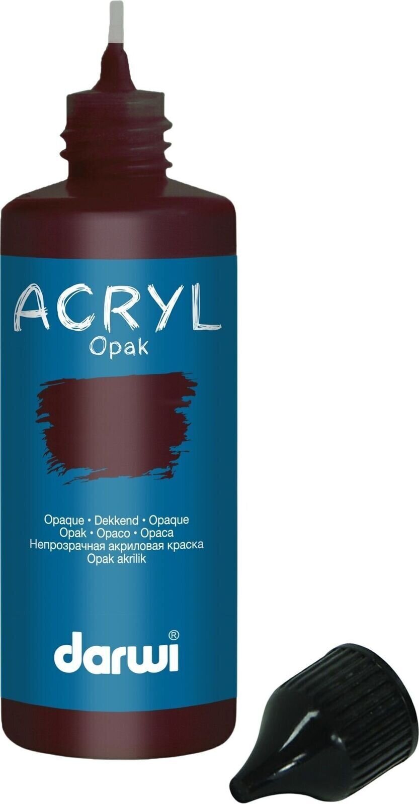Colore acrilico Darwi Opak Colori acrilici Chocolate 80 ml 1 pz