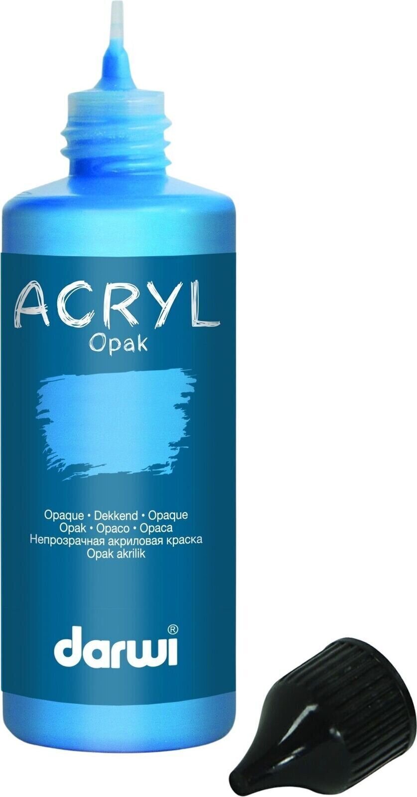 Darwi Opak Akrylová barva Light Blue 80 ml 1 ks