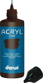 Colore acrilico Darwi Opak Colori acrilici Dark Brown 80 ml 1 pz - 1