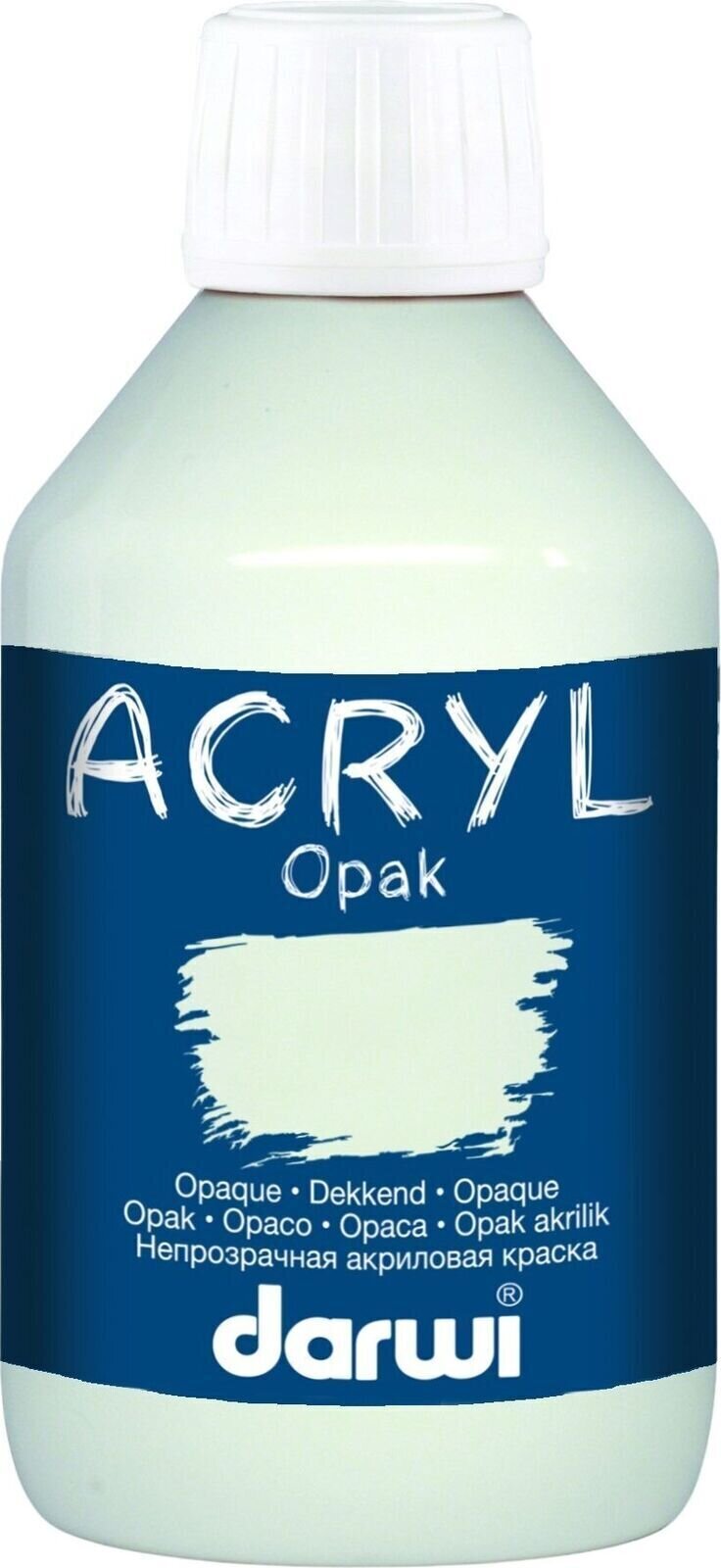 Acrylverf Darwi Opak Acrylverf White 250 ml 1 st.